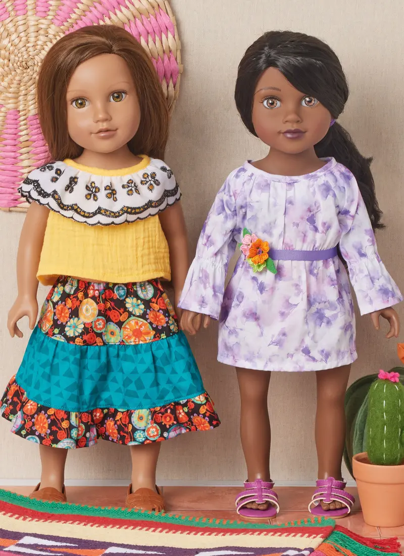 Simplicity Sewing Pattern 3092 18" Doll Clothes By Carla Reiss 1