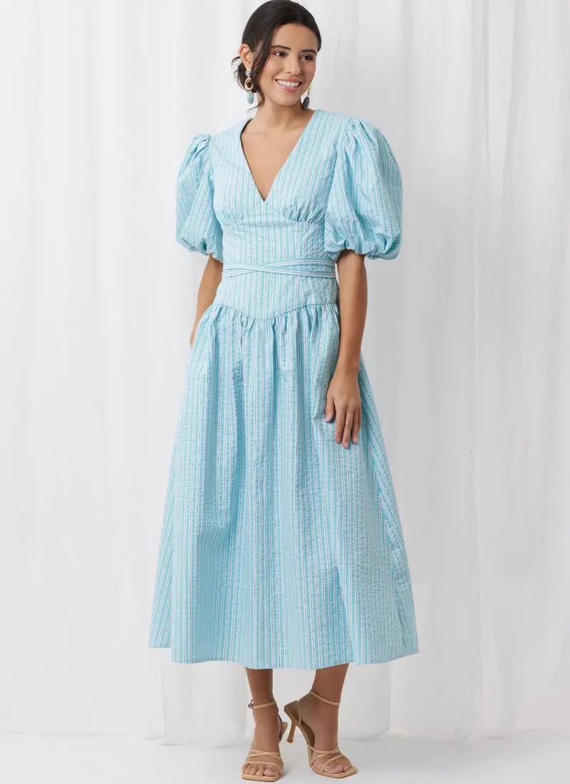Simplicity Sewing Pattern 3096 Fit For Flare Dress 1