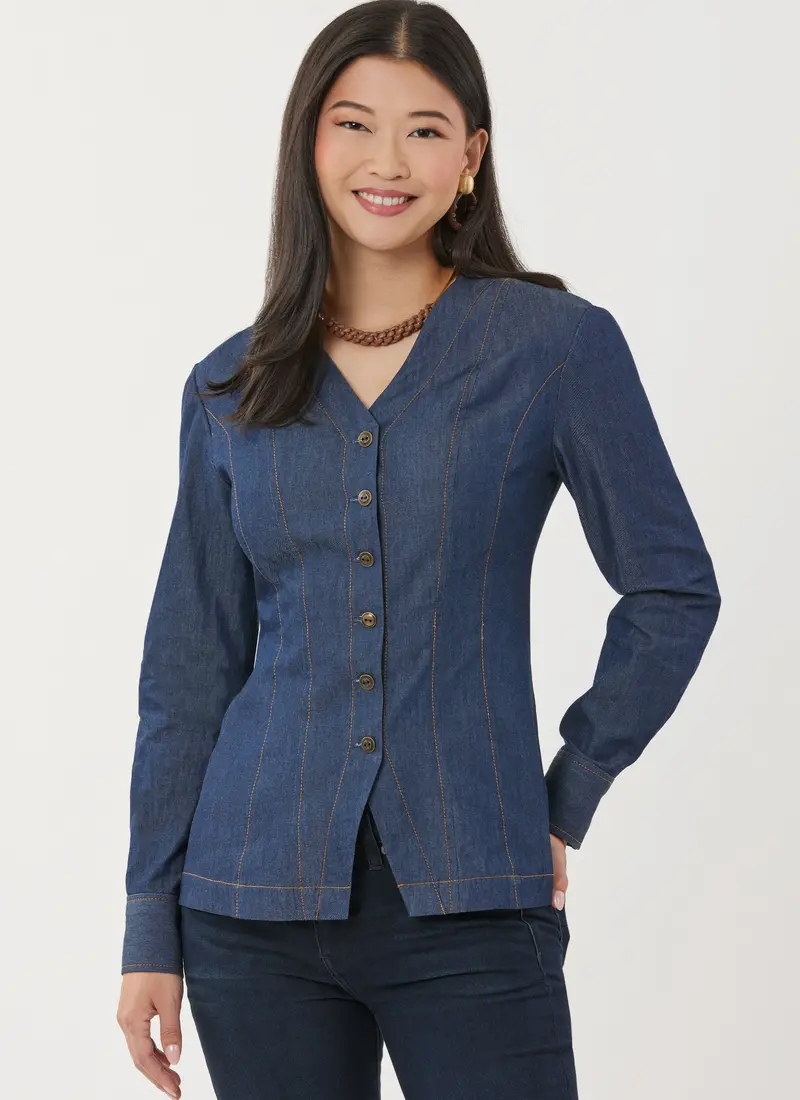 Simplicity Sewing Pattern 3102 Shirt With Sleeve Variations 1