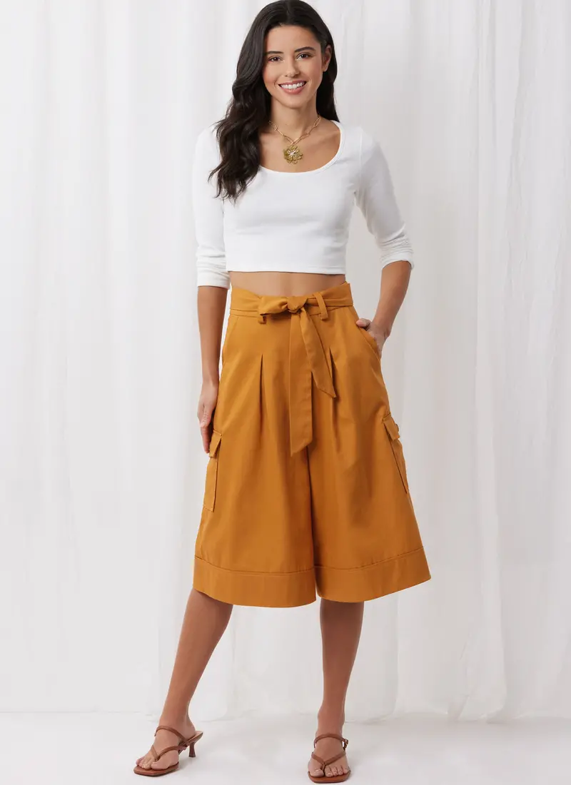 Simplicity Sewing Pattern 3106 Shorts And Pants With Tie Belt 1