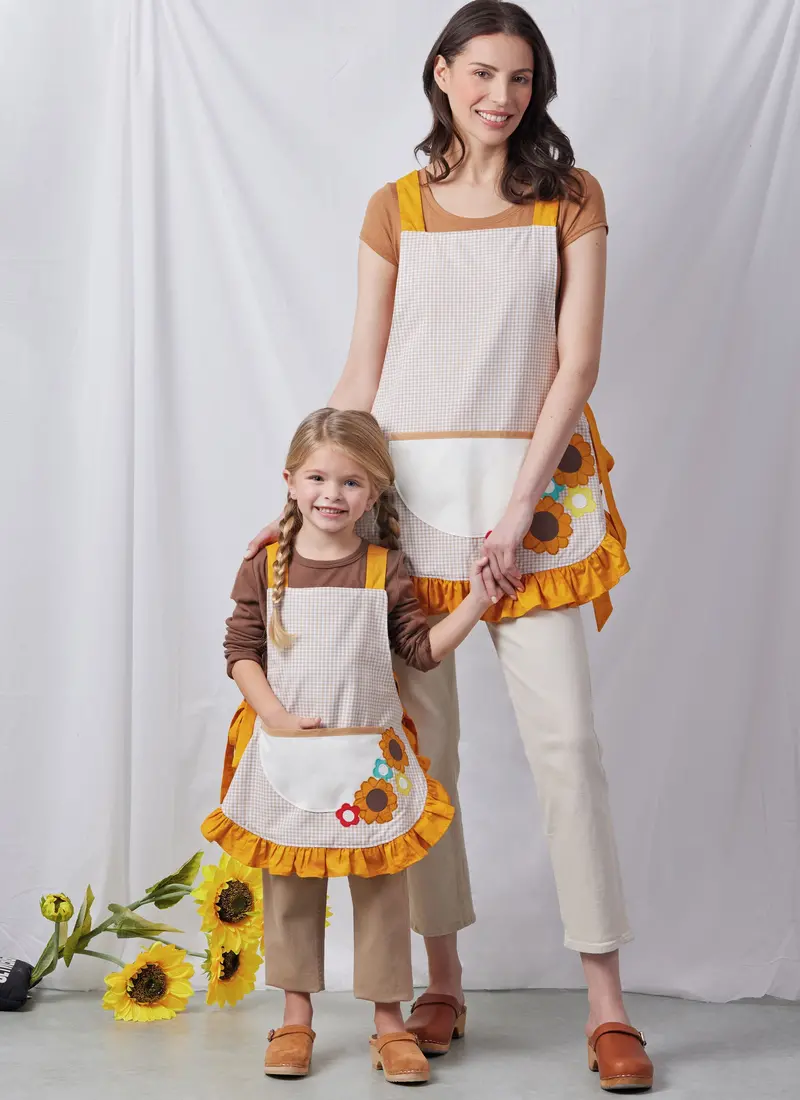 Simplicity Sewing Pattern 3119 Children's Aprons And Kitchen Accessories 1