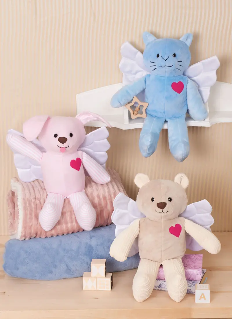 Simplicity Sewing Pattern 3122 Memory Plush Animals With Wings 1