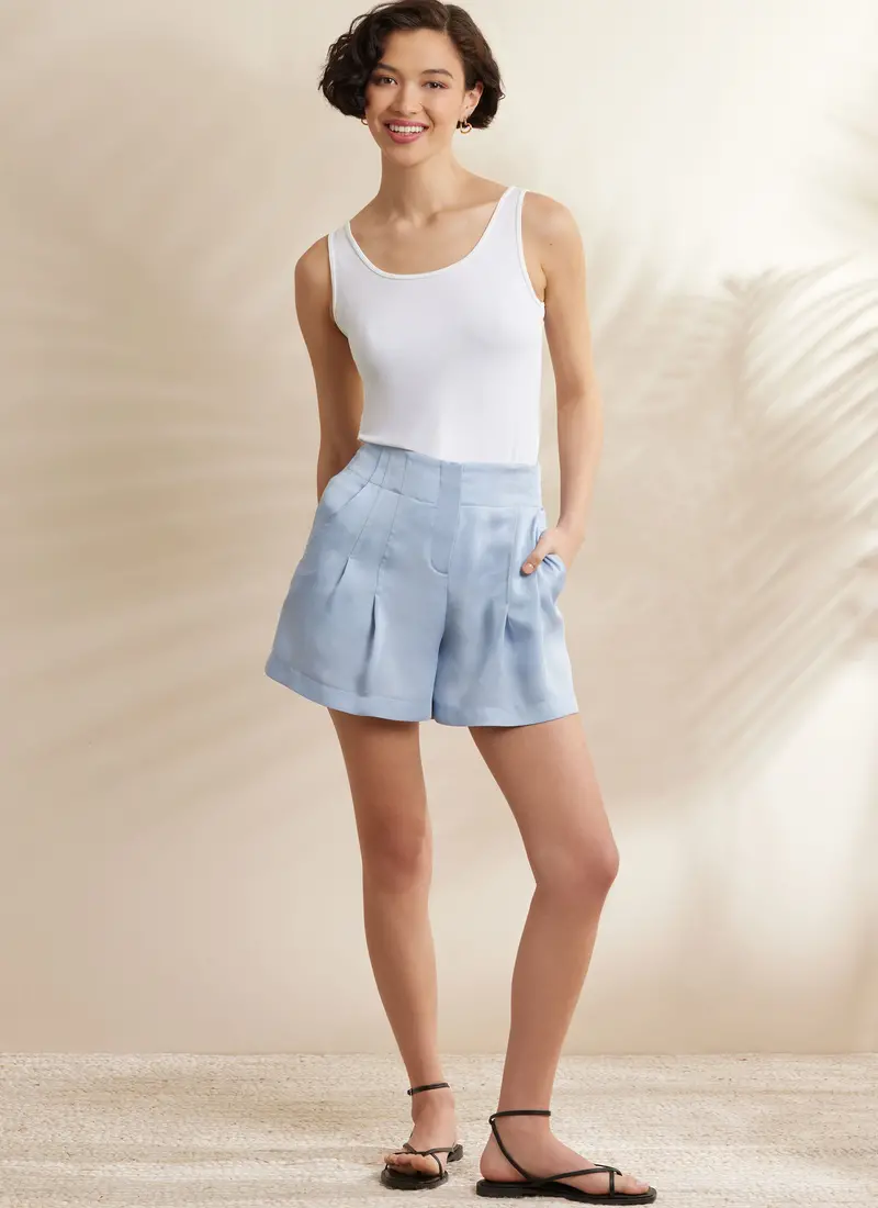 Simplicity Sewing Pattern 3137 Misses' Pleated Shorts And Trousers 1