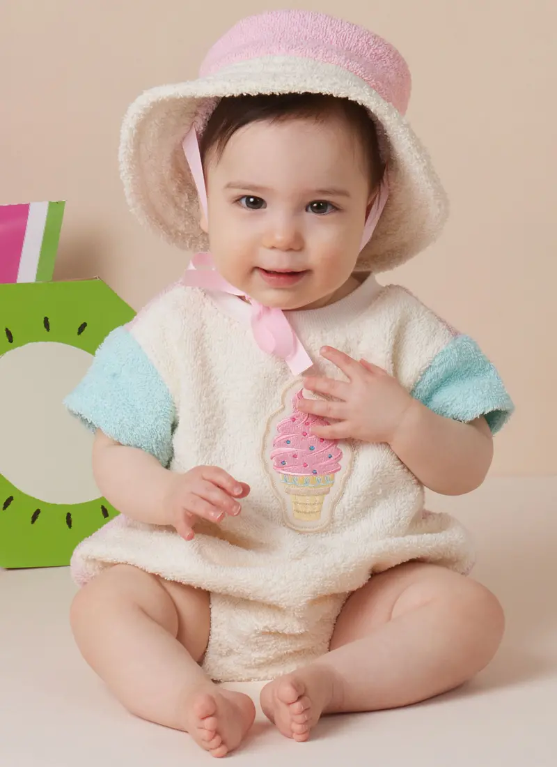 Simplicity Sewing Pattern 3144 Babies' Bodysuit And Bucket Hat 1