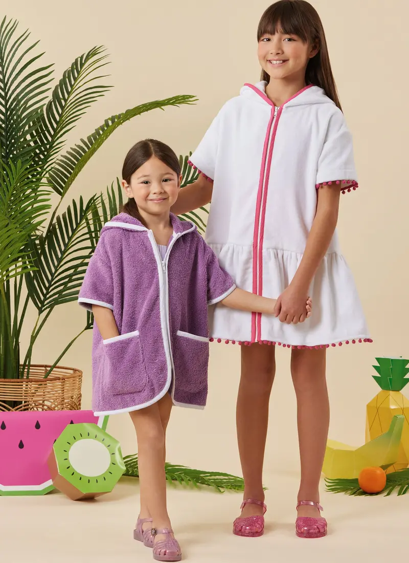 Simplicity Sewing Pattern 3147 Girls' Hooded Cover Up 1