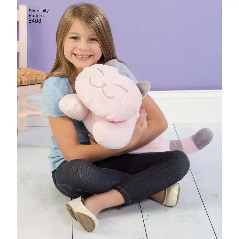Simplicity Sewing Pattern 8403 Stuffed Kitties 1