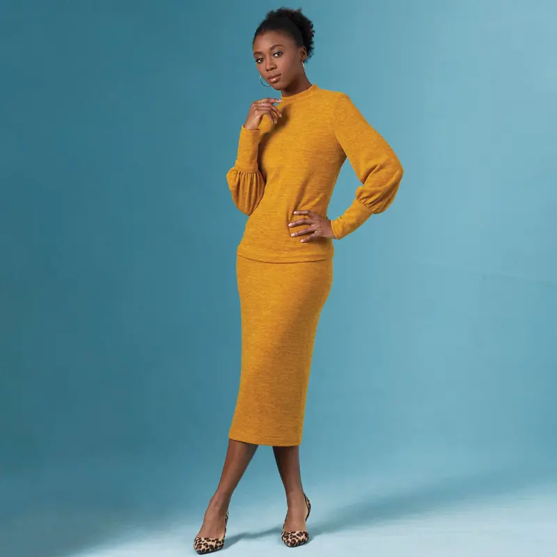 Simplicity Sewing Pattern 8982 Knit Dress, Tops, Skirts 1