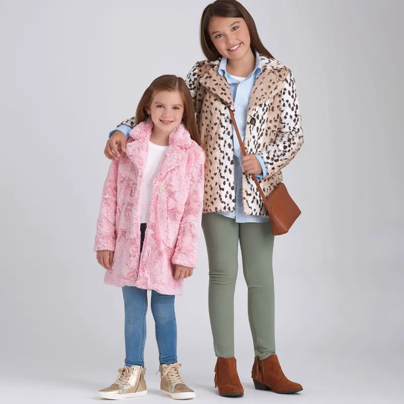 Simplicity Sewing Pattern 9027 Girls' Lined Coat 1
