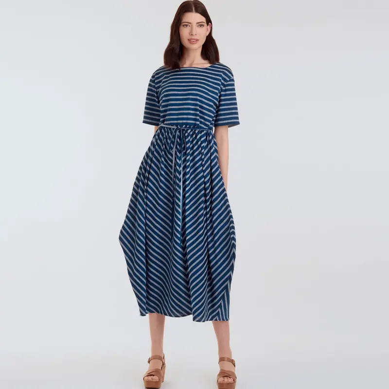 Simplicity Sewing Pattern 9140 Relaxed Pullover Dress 1