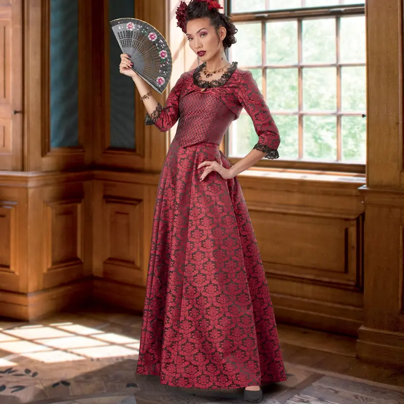 Simplicity Sewing Pattern 9247 Victorian Bolero, Corset, Skirt 1