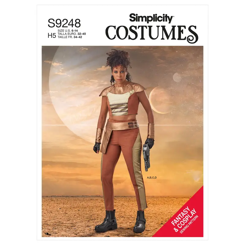 Simplicity Sewing Pattern 9248 Space Jumpsuit Costume 2