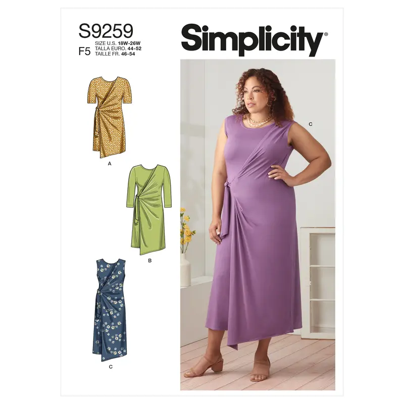Simplicity Sewing Pattern 9259 Women's Knit Dresses And Tunic 2
