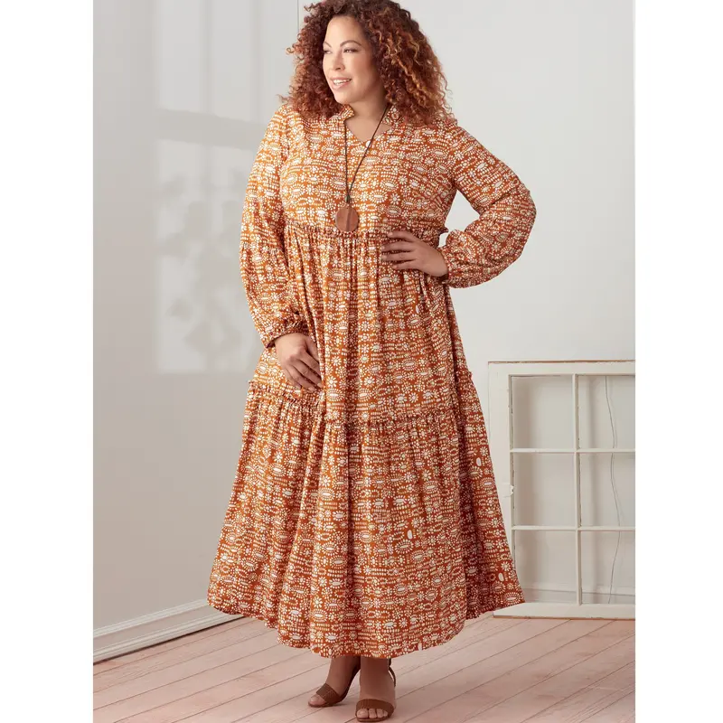 Simplicity Sewing Pattern 9265 Misses And Womens Tiered Dresses 1