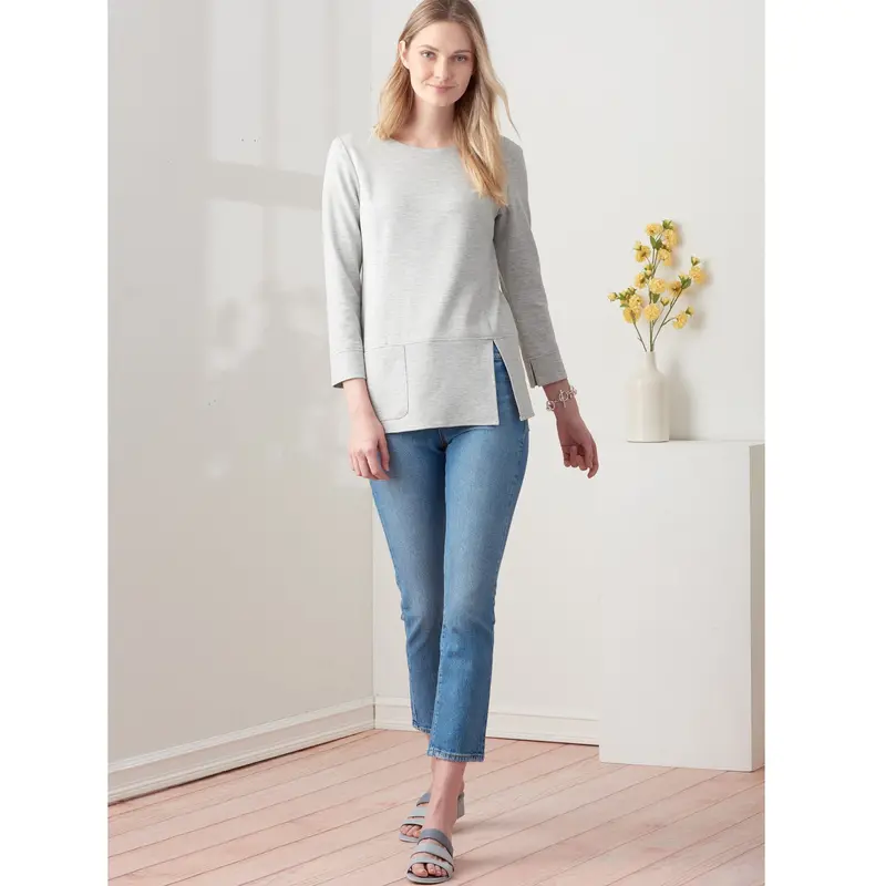 Simplicity Sewing Pattern 9275 Knit Tops In Two Lengths 1