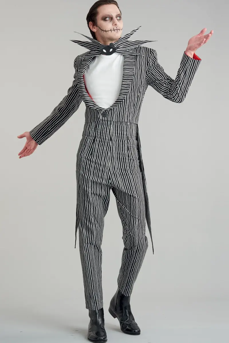 Simplicity Sewing Pattern 9343 Jack Skellington Costume And Face Mask 1