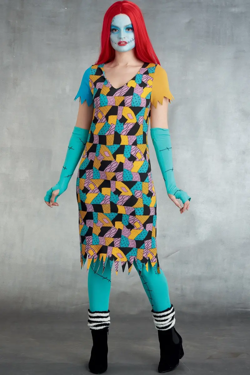Simplicity Sewing Pattern 9344 Misses' Sally Costume And Face Mask 1