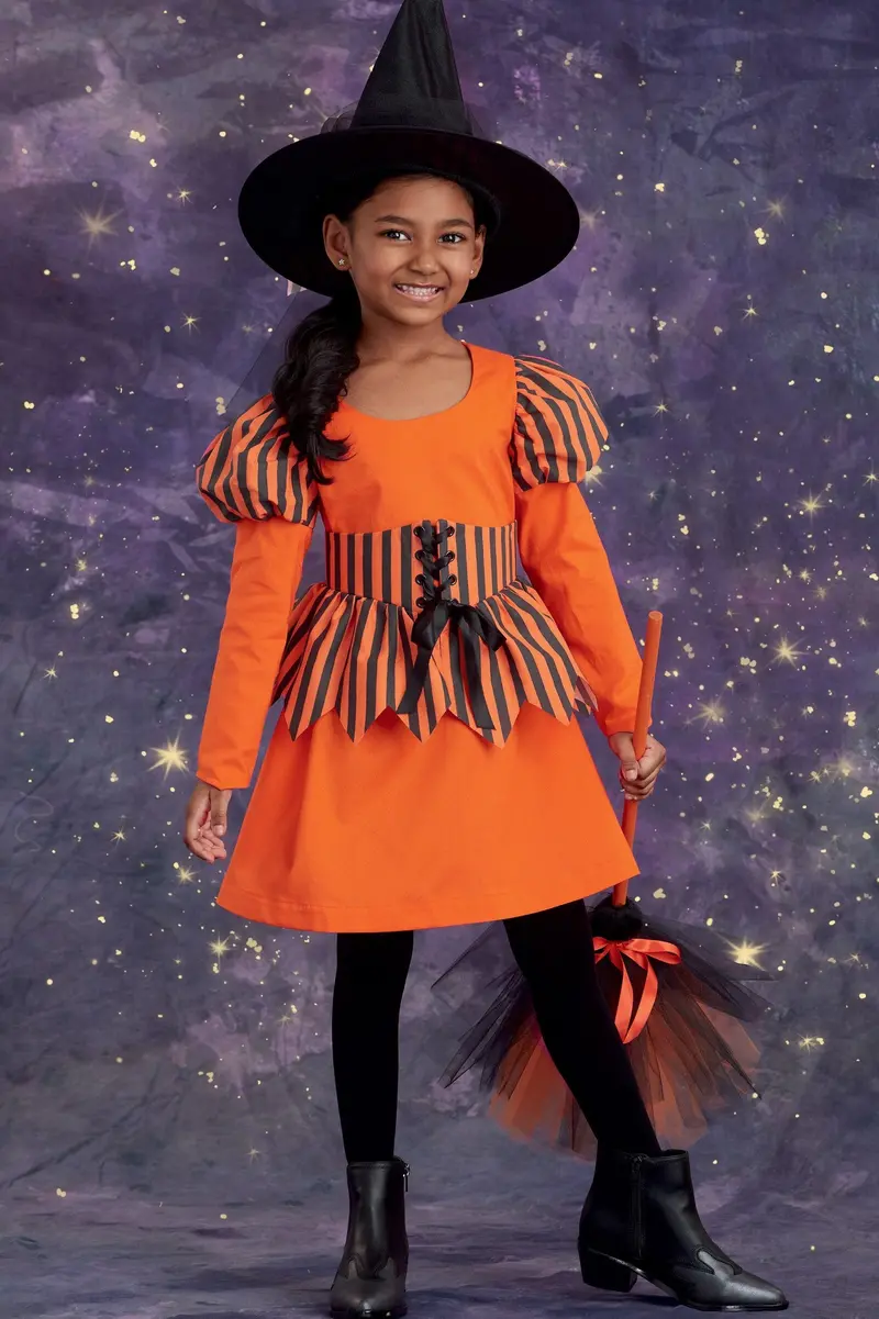 Simplicity Sewing Pattern 9348 Girls' Halloween Costumes 1