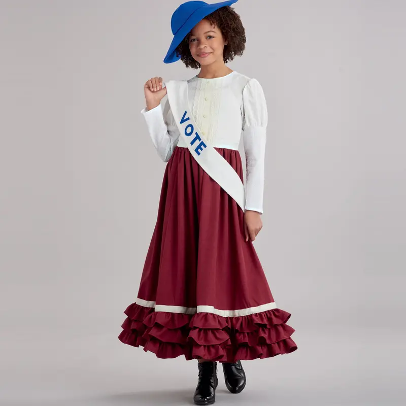 Simplicity Sewing Pattern 9352 Girls' Costumes And Face Covers 1