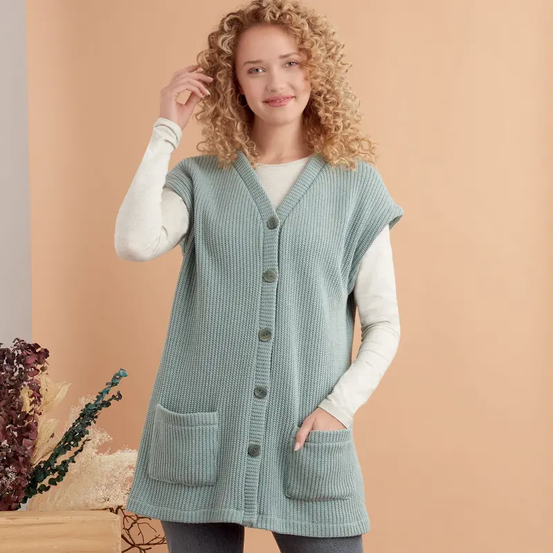 Simplicity Sewing Pattern 9374 Misses' Knit Vests 1