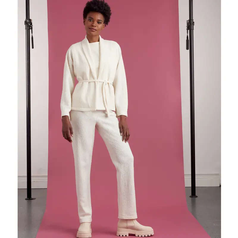 Simplicity Sewing Pattern 9383 Misses' Jacket, Knit Top And Pants 1