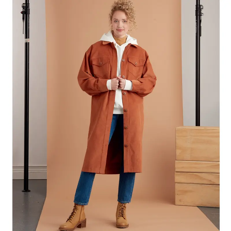 Simplicity Sewing Pattern 9388 Unisex Shirt Jackets 1
