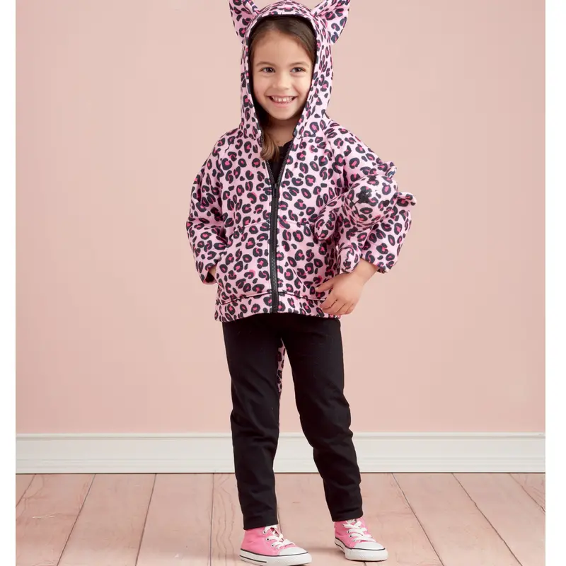 Simplicity Sewing Pattern 9391 Toddlers' Jackets And Small Plush Animals 1