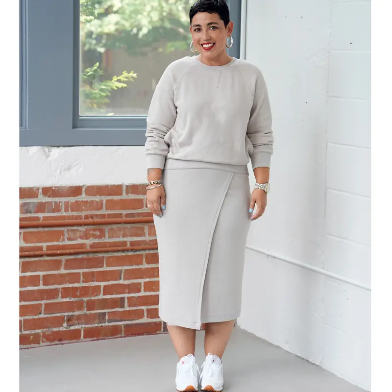 Simplicity Sewing Pattern 9450 Misses' Knit Tops And Skirts 1