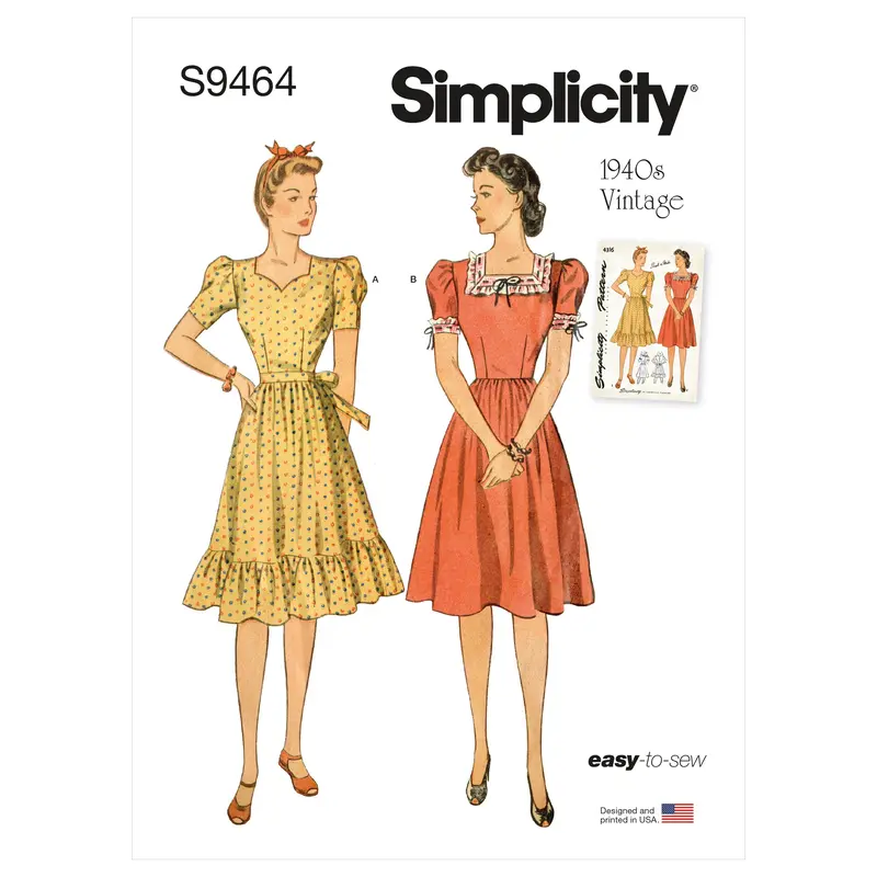 Simplicity Sewing Pattern 9464 Misses Dress 1