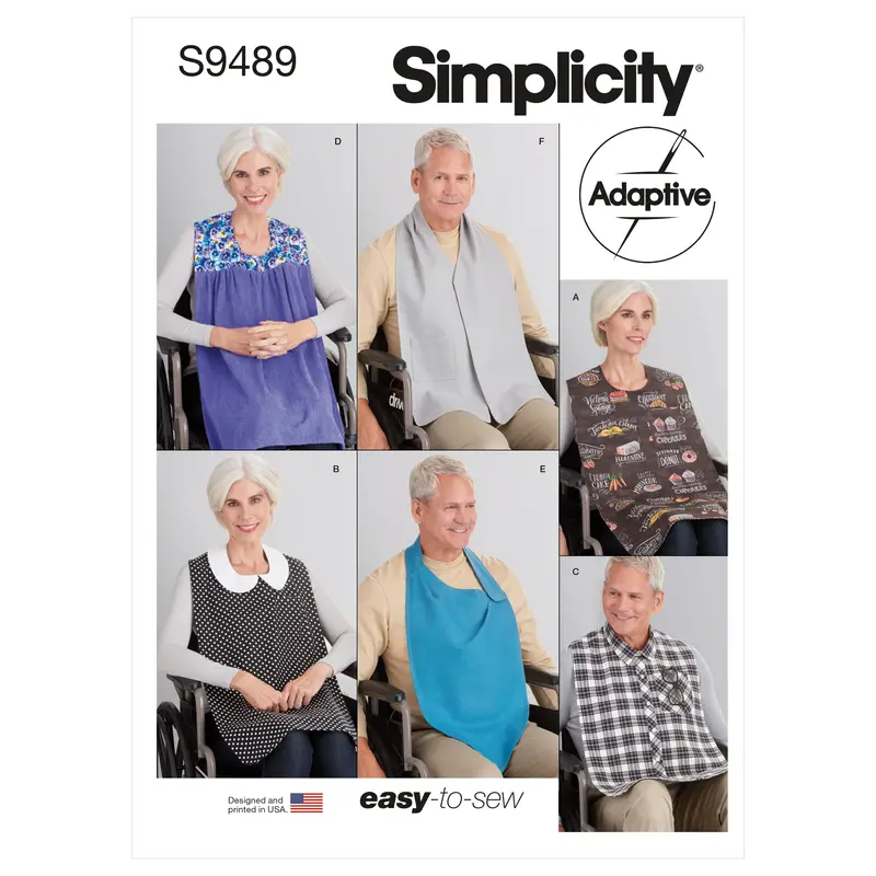 Simplicity Sewing Pattern 9489 Adult Bibs 1