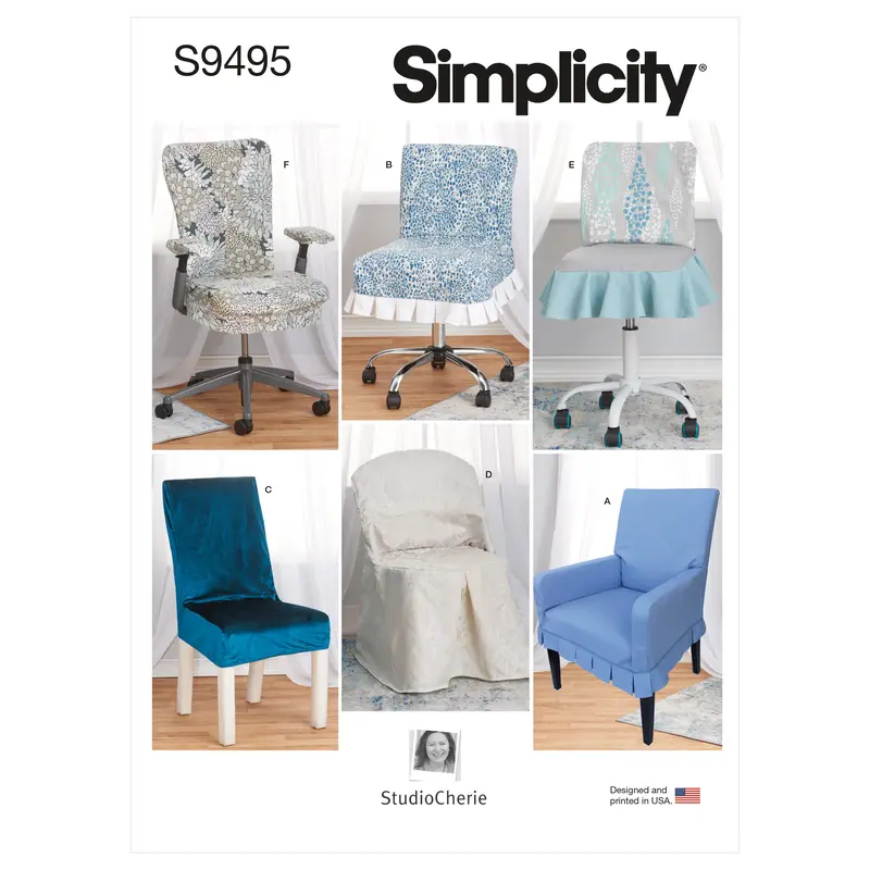 Simplicity Sewing Pattern 9495 Chair Slipcovers 1