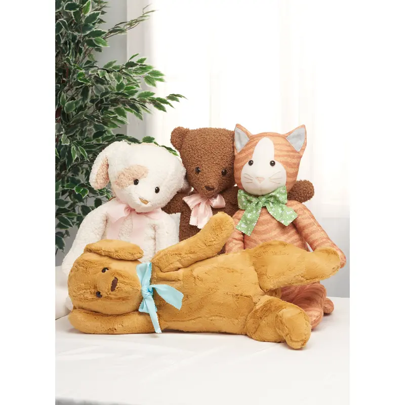 Simplicity Sewing Pattern 9583 Poseable Plush Animals By Elaine Heigl 1