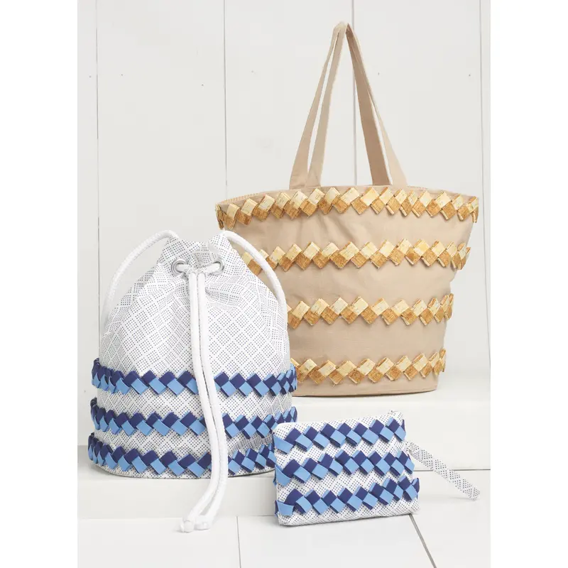 Simplicity Sewing Pattern 9589 Fabric Tote And Embellished Accessories 1