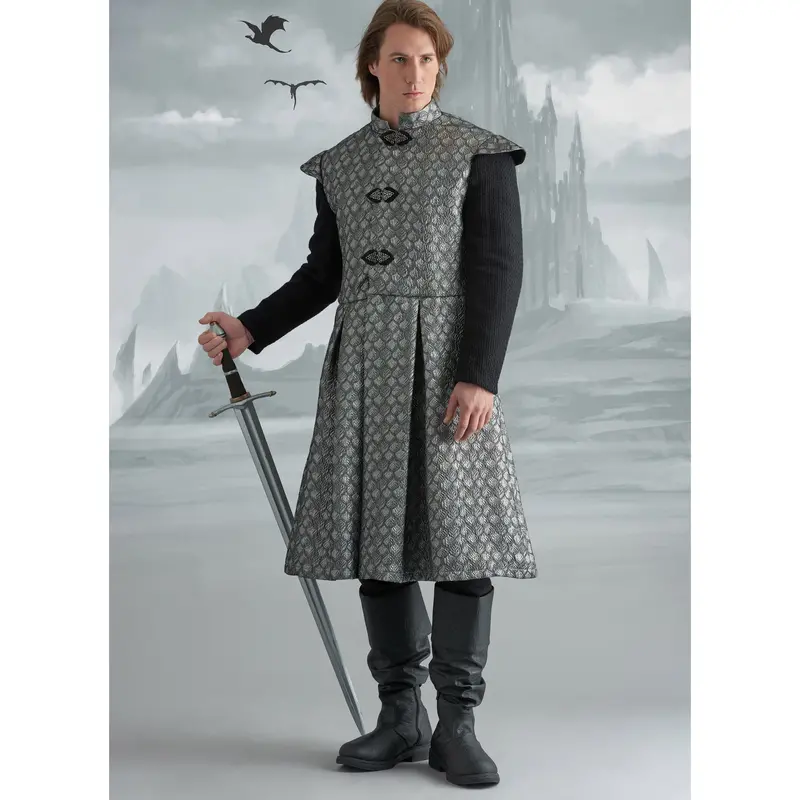Simplicity Sewing Pattern 9593 Men's Medieval Fantasy Costumes 1