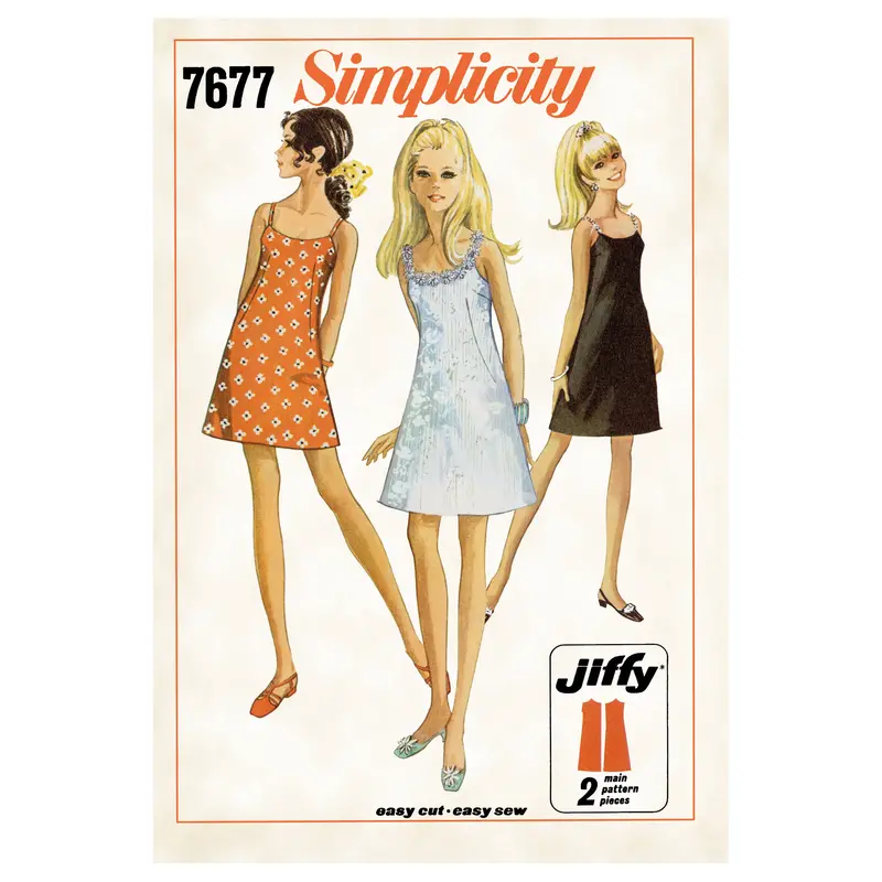 Simplicity Sewing Pattern 9594 Misses' Vintage Jiffy Dress 1
