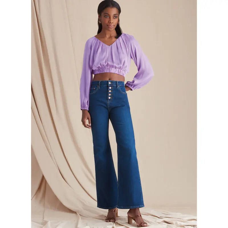 Simplicity Sewing Pattern 9604 Misses' Blouses 1