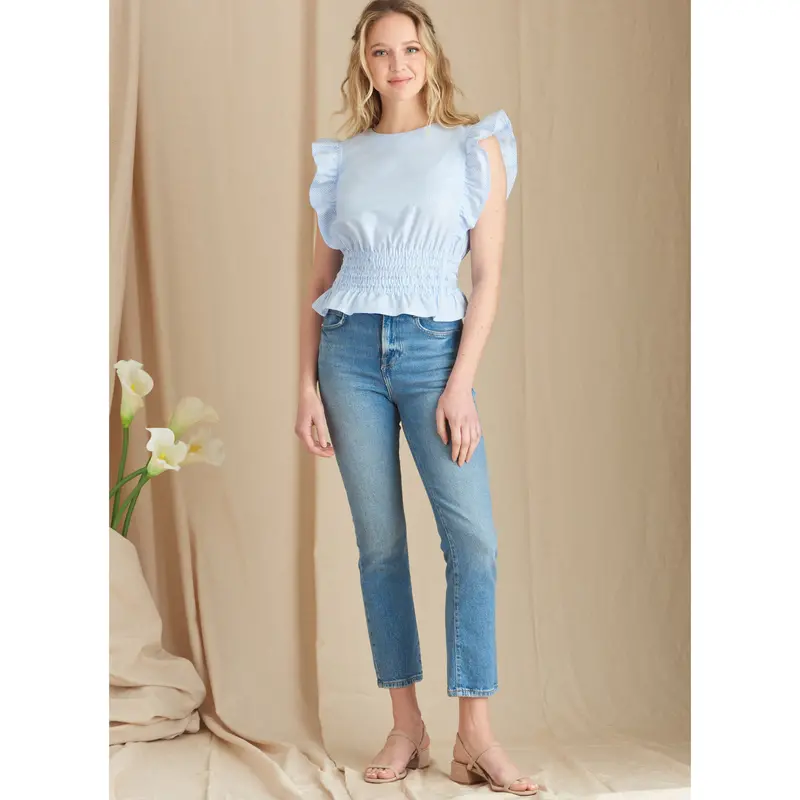 Simplicity Sewing Pattern 9605 Misses' Tops 1