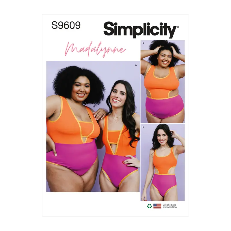 Simplicity Sewing Pattern 9609 Swimsuits By Maddie Flanigan 2