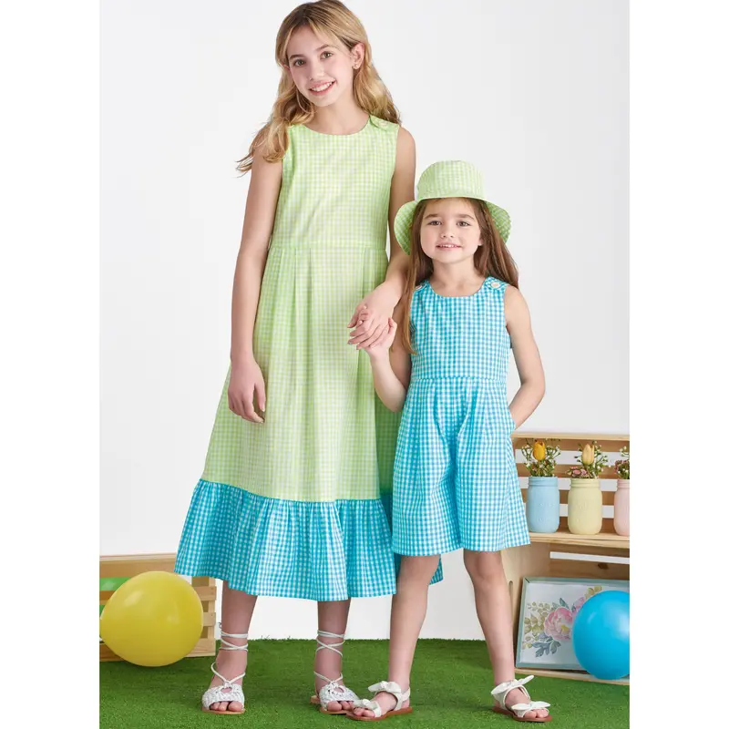 Simplicity Sewing Pattern 9617 Girls' Jumpsuit, Romper And Dress 1