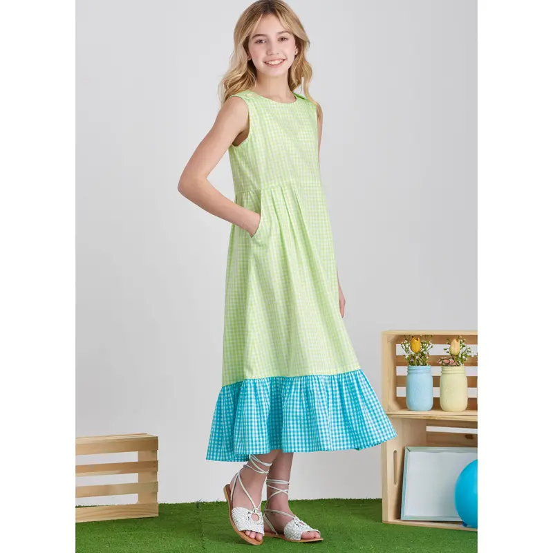 Simplicity Sewing Pattern 9617 Girls' Jumpsuit, Romper And Dress 2