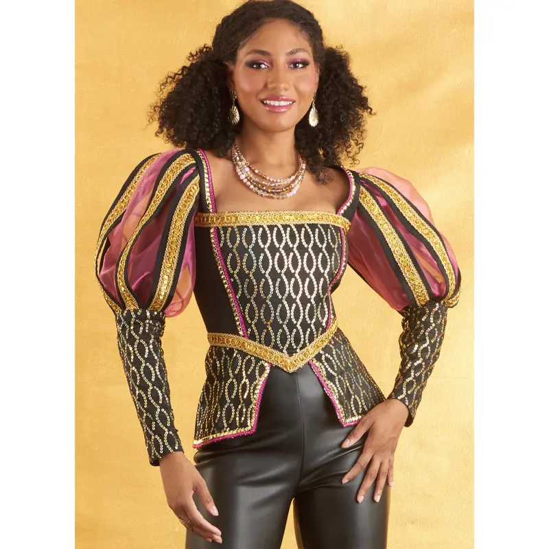 Simplicity Sewing Pattern 9627 Misses' Costume Tops By Andrea Schewe Designs 1