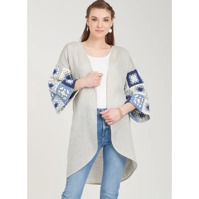 Simplicity Sewing Pattern 9633 Misses' Crochet And Sew Top, Jacket And Bag 1