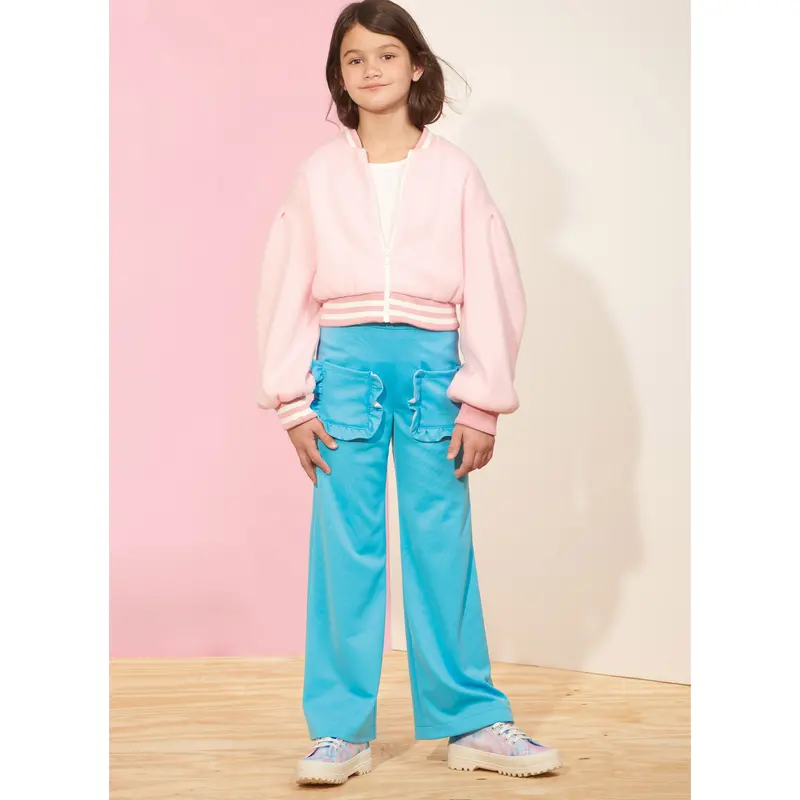 Simplicity Sewing Pattern 9654 Girls' Jacket, Trousers And Skirt 1