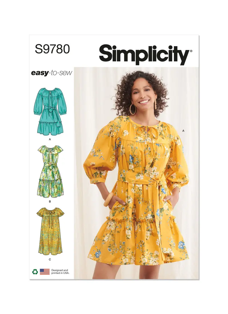 Simplicity Sewing Pattern 9780 Dresses 2