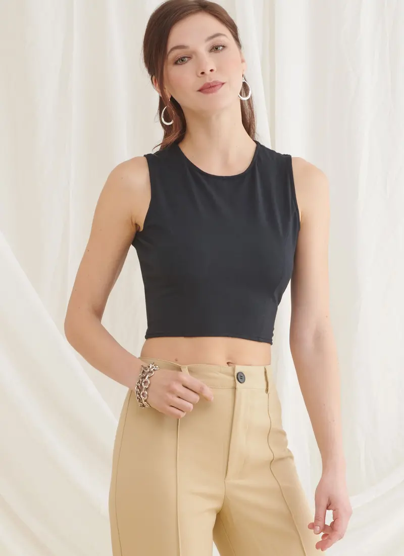 Simplicity Sewing Pattern 9784 Knit Crop Tops 1