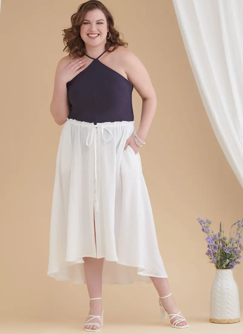 Simplicity Sewing Pattern 9787 Women's Skirt With Hemline Variations 1