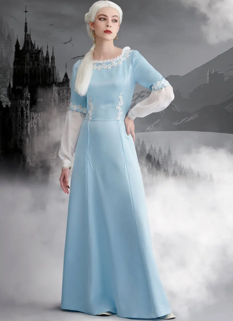 Simplicity Sewing Pattern 9812 Medieval Style Dresses 1