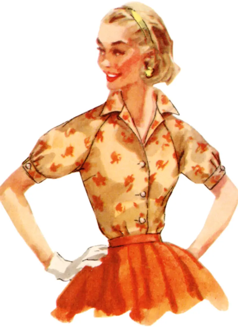 Simplicity Sewing Pattern 9818 Misses' Blouses 1