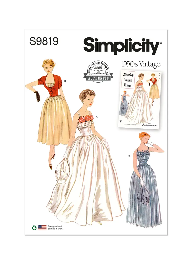 Simplicity Sewing Pattern 9819 Misses' Dresses And Jacket 2