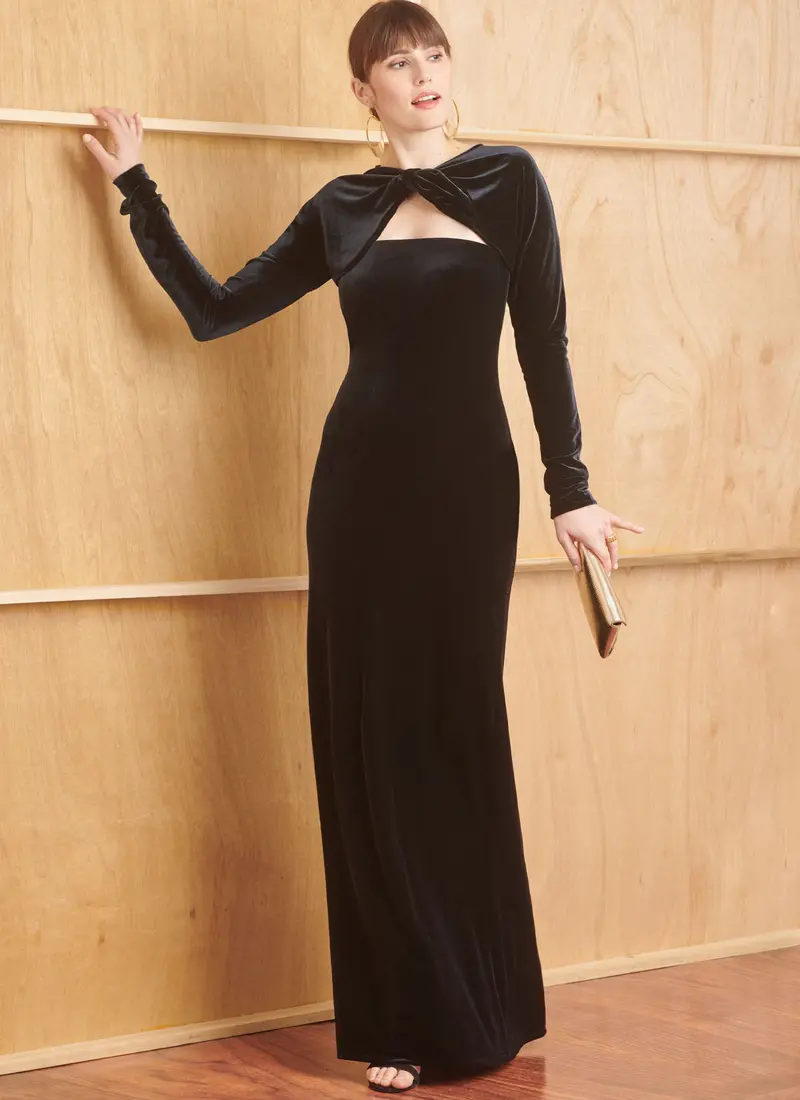 Simplicity Sewing Pattern 9820 Misses' Knit Dresses And Shrug 1