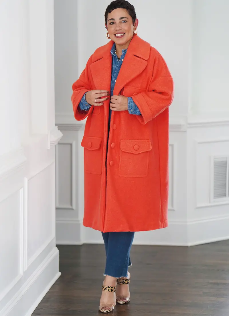 Simplicity Sewing Pattern 9824 Misses' Coat In Two Lengths By Mimi G Style 1